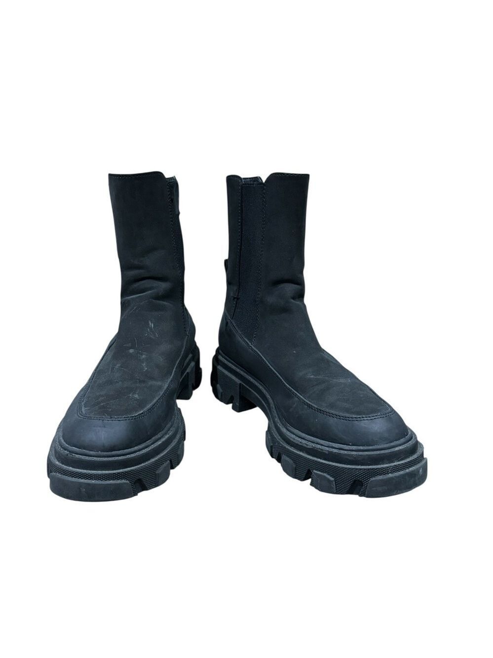 Only Black Chunky Ankle Boots Size 39